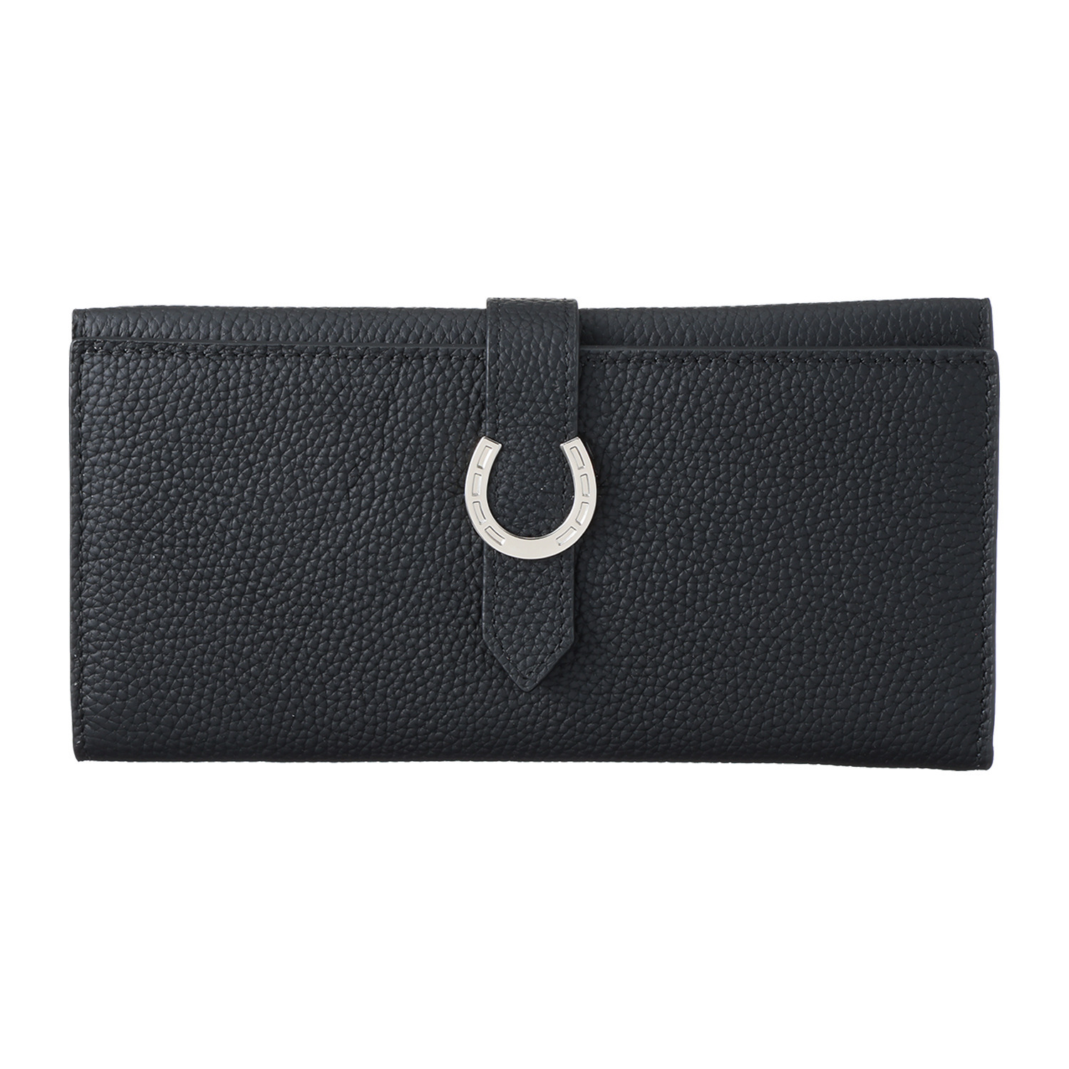 モーヴ 牛革 馬蹄モティーフ 長財布