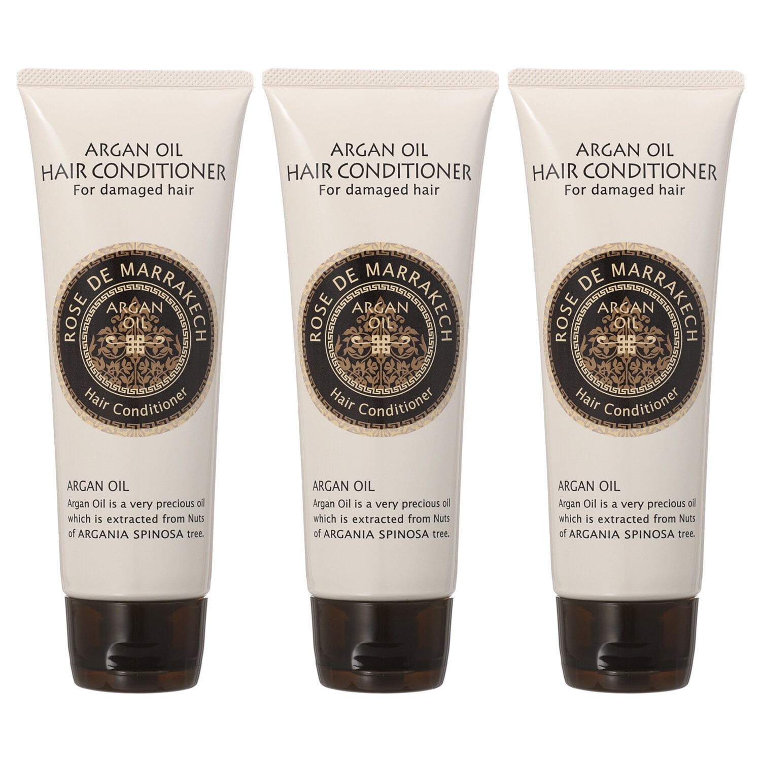 ローズ・ド・マラケシュ γ−ドコサラクトンを配合 ハリコシツヤ髪へ導く ヘアコンディショナー ３本セット 