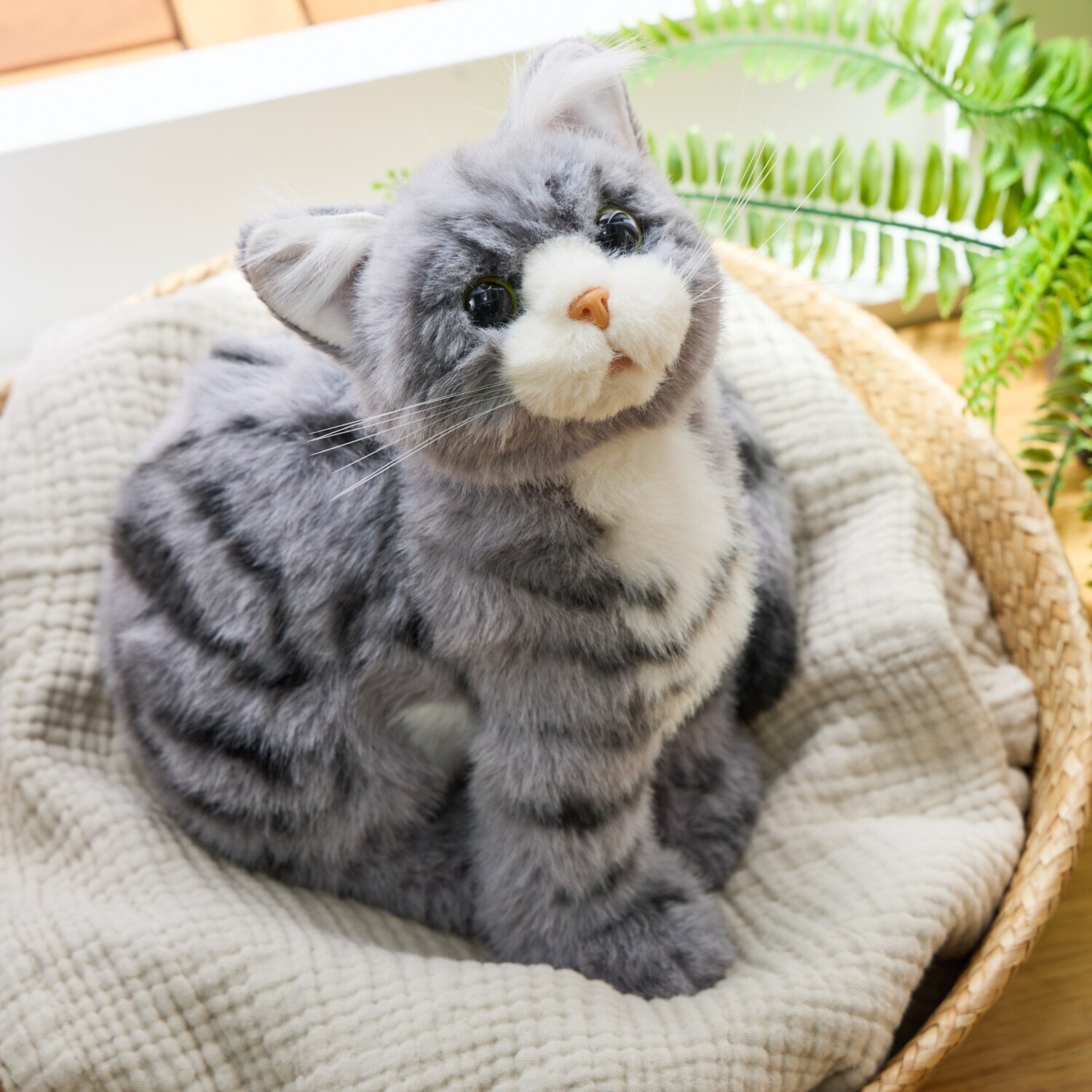 ペットのように 鳴いて応えてくれる なでなでねこちゃん ＜子猫ちゃん＞