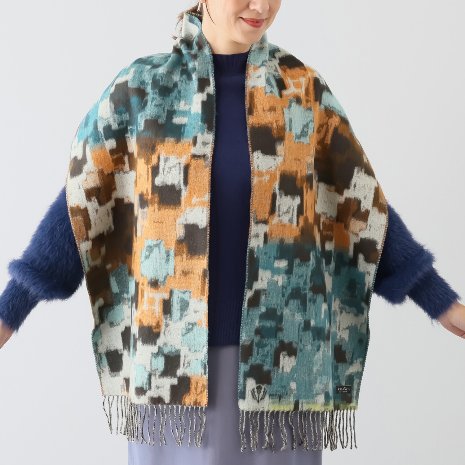 フラース カシミンク グラデーションマフラー