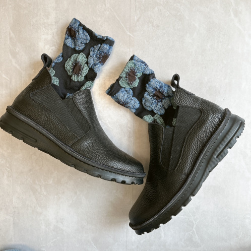 ＪＳハートレーベル ＜日本製＞ はっ水姫路レザー 軽くてオシャレが楽しめる サイドゴア軽量ブーツ