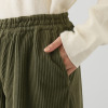 シャビージェンティール ミドルコーデュロイ サイドポケットデザイン プルオンパンツ