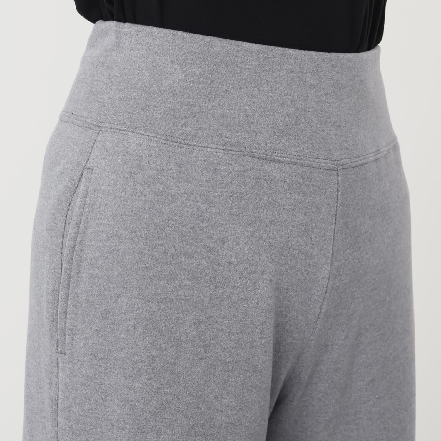 シャビージェンティール ストレートシルエット リラックスジャージー プルオンパンツ