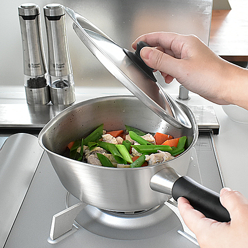 柳宗理 ステンレス片手鍋 ＜１８ｃｍ　つや消し＞