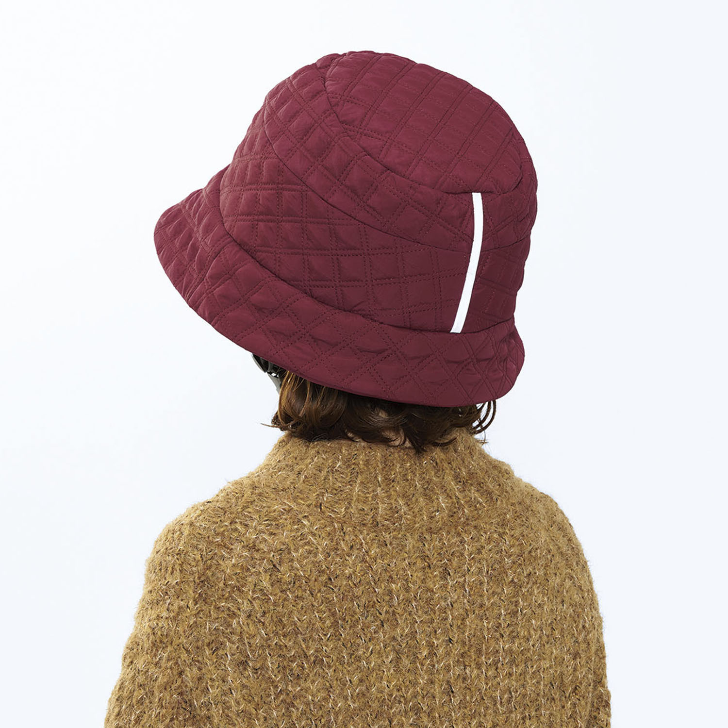 帽子を着せ替えられる オシャレな 自転車ヘルメット おしゃヘル ＜キルティングハット＞