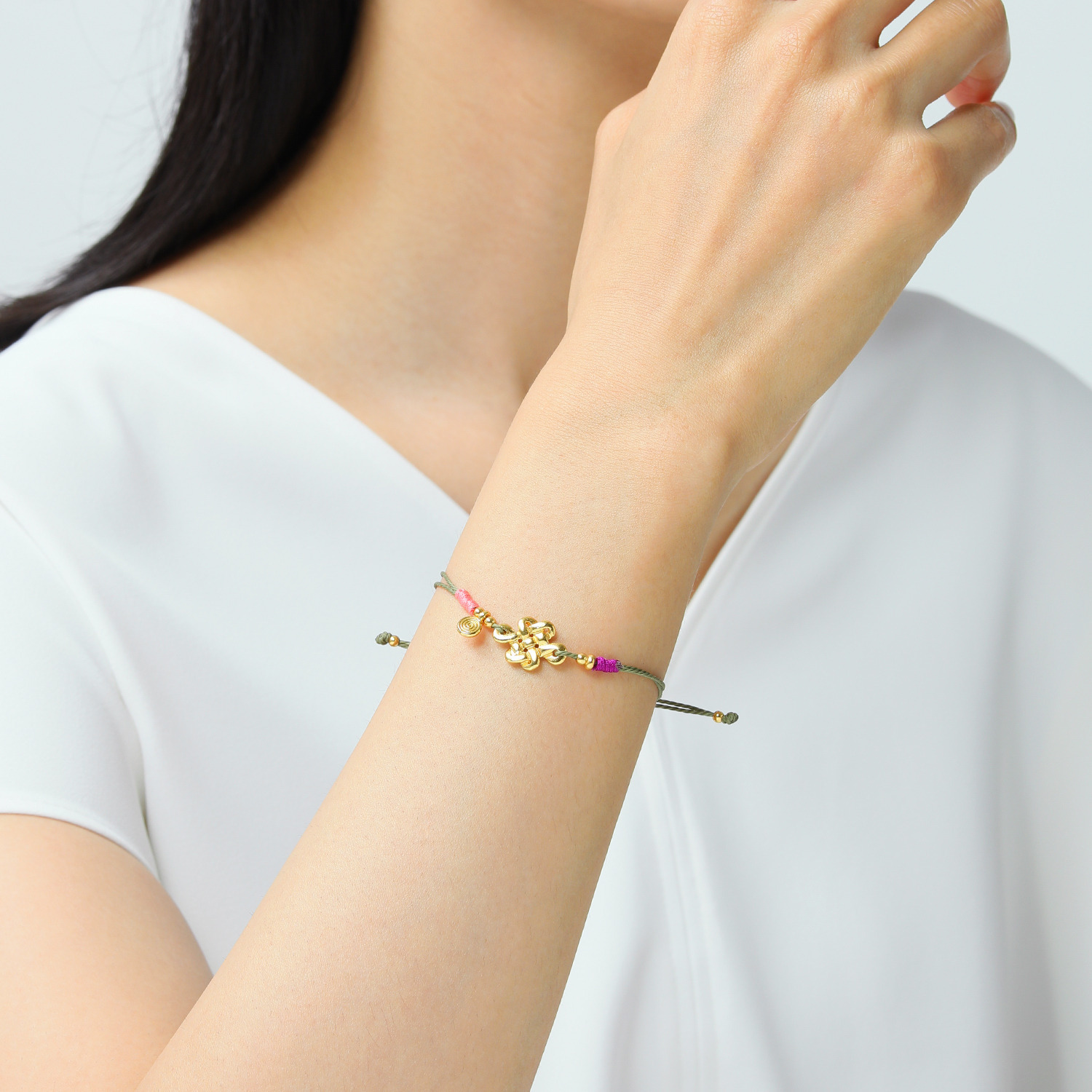 ミモッザジュエリー マクラメ ブレスレット