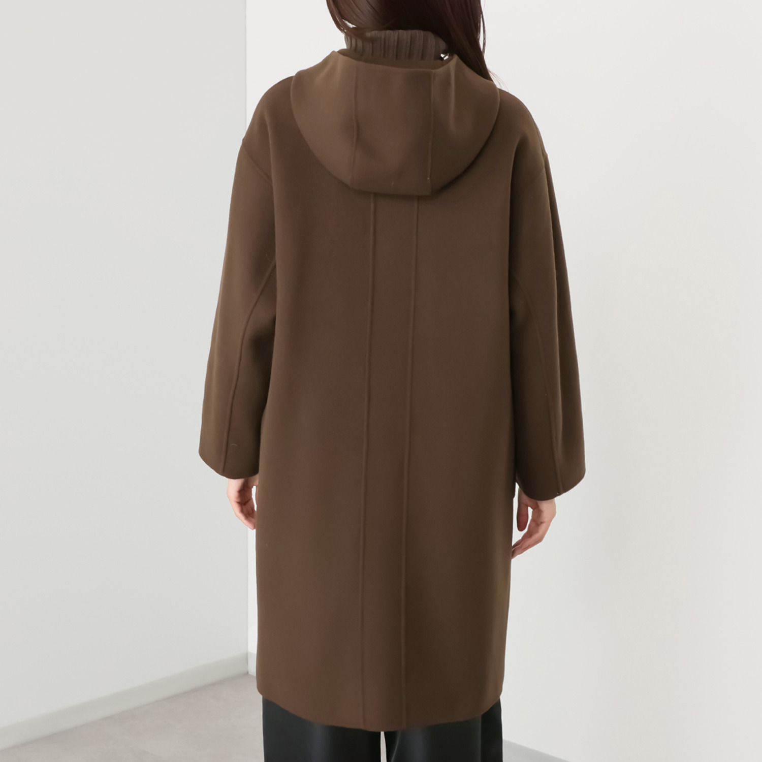 メリオン イタリア・マンテコ社製 ダブルフェイス生地使用 フードコート