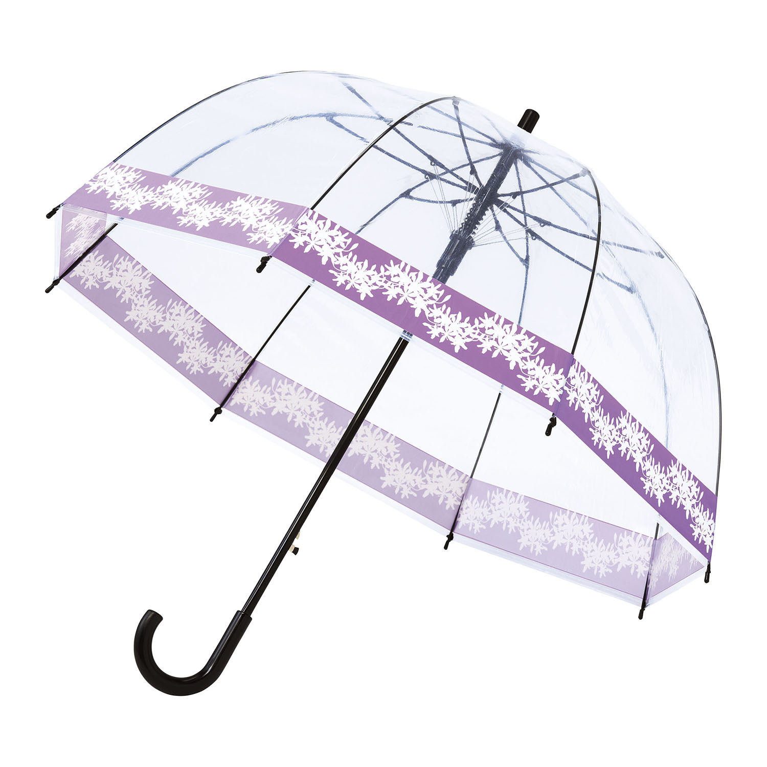 くるっと回って 風や衝撃を受け流しやすい まわるジャンボドーム傘