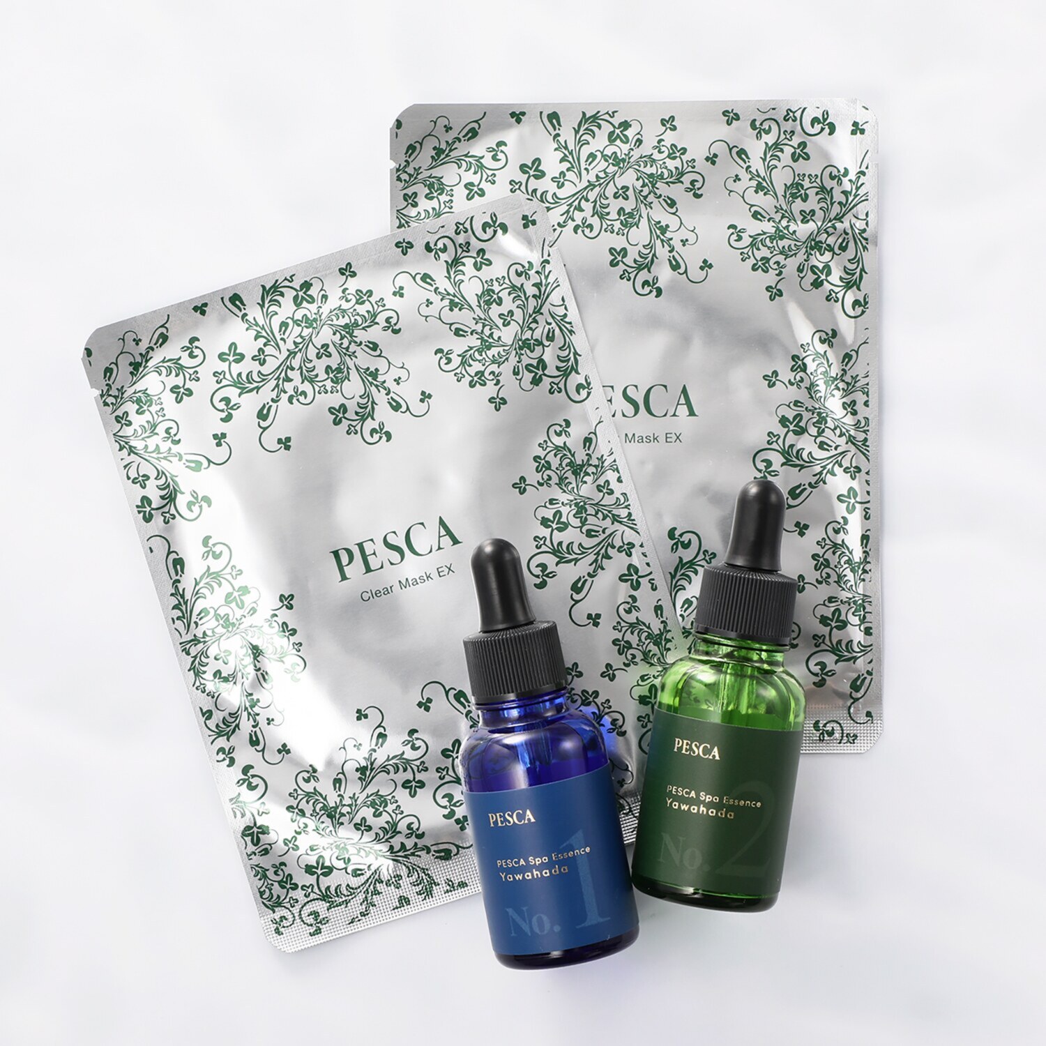 ペスカ ２つの美容液で集中ケア 潤いで満たした やわらかな美しい肌へ導く スパ　エステエッセンス ＹＡＷＡＨＡＤＡ ケア特別セット