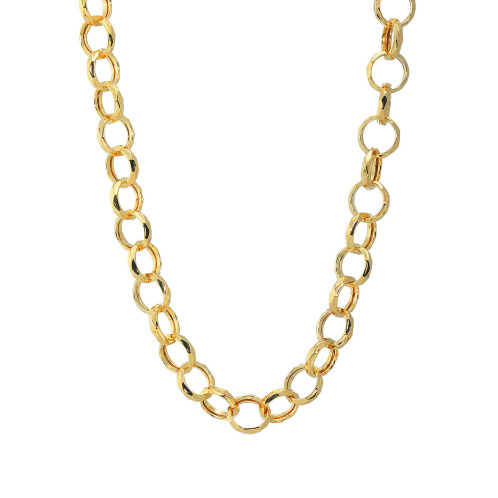 エトルースカ　イタリアメイド　ダイヤモンドカット　ロロチェーン　ネックレス