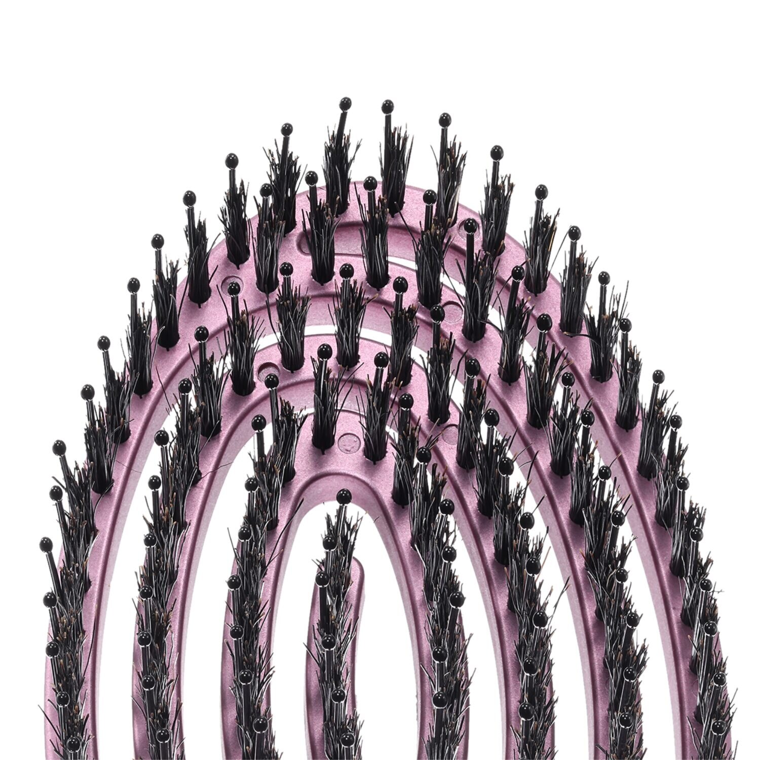 ３Ｄスパイラル設計で ボリュームアップ！ 柔らかな豚毛ブラシで 自然なツヤ髪へ ボリュームクイーン エアスパイラルブラシ