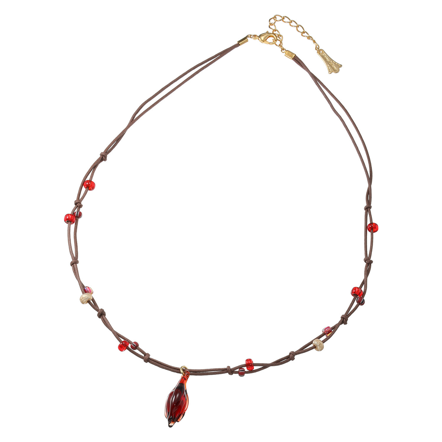 シマ・リリアーナ ハンドメイド ガラスネックレス