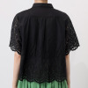 ダジュール カットワークレース ブラウス