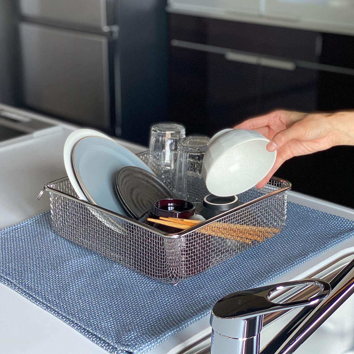 ｂｗｓＳＥＬＥＣＴＩＯＮ すっきり暮らす水切りかご ＜スクエアタイプ＞