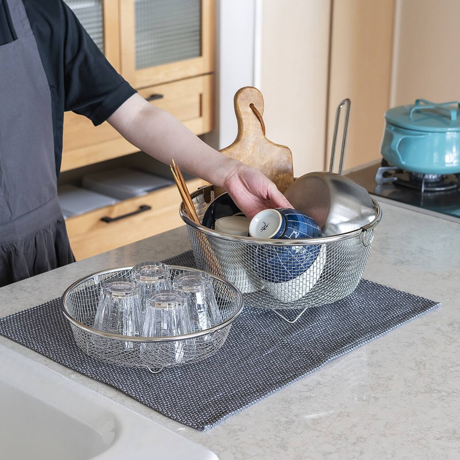 ｂｗｓＳＥＬＥＣＴＩＯＮ すっきり暮らす水切りかご ＜まるい深型＞