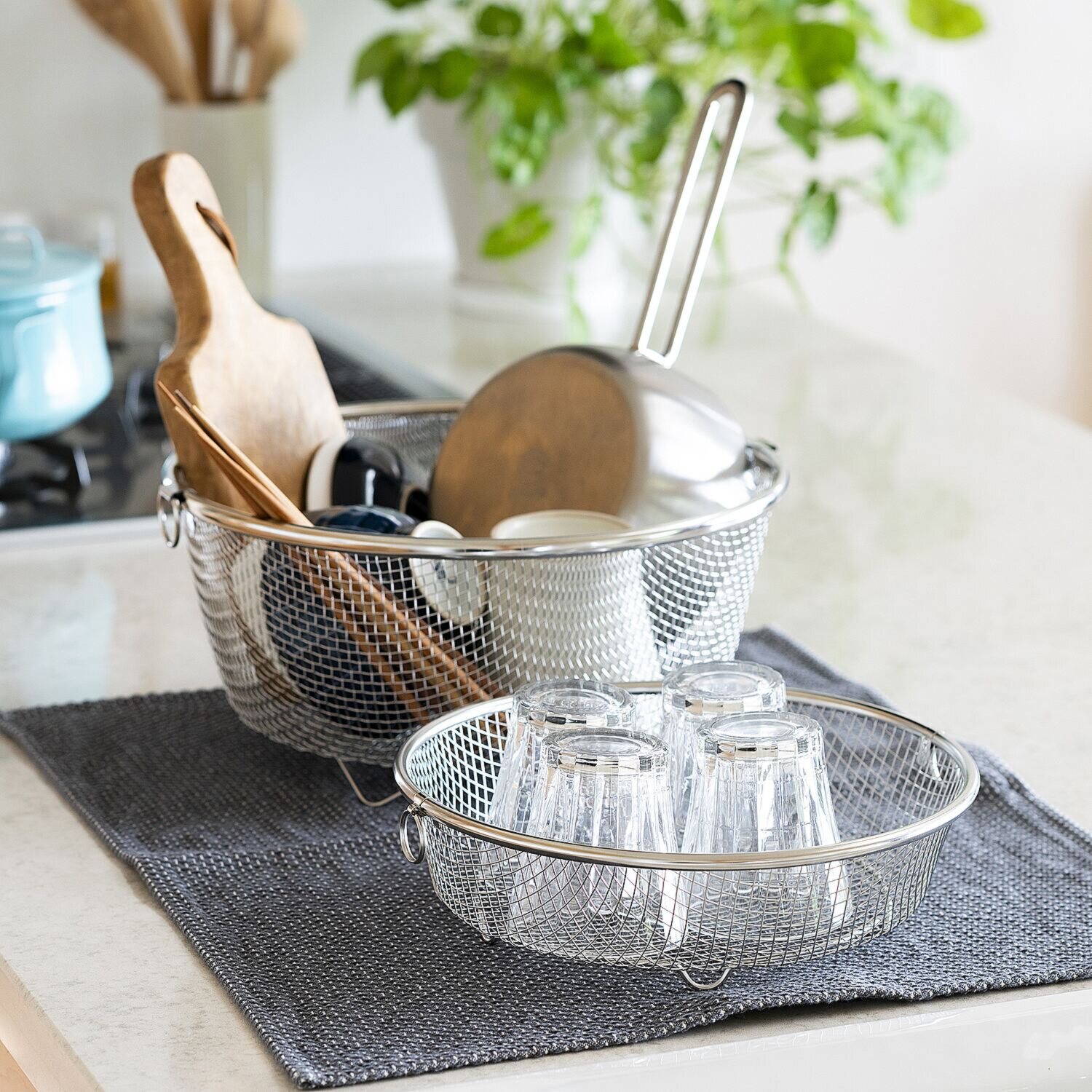 ｂｗｓＳＥＬＥＣＴＩＯＮ すっきり暮らす水切りかご ＜まるい深型＞