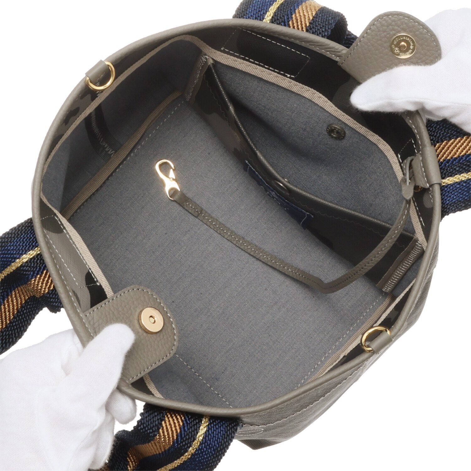 エーディーエムジェイ はっ水 イタリアンファブリック デイリートートバッグ Ｄカンプラス