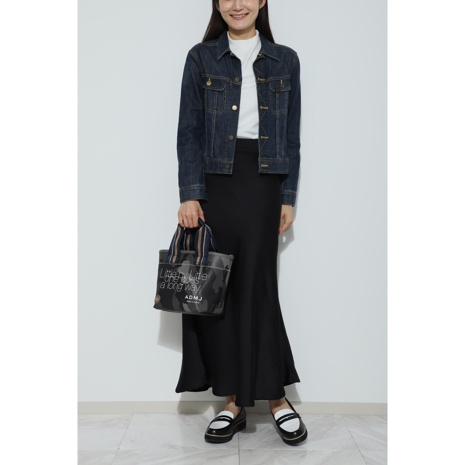 エーディーエムジェイ はっ水 イタリアンファブリック デイリートートバッグ Ｄカンプラス