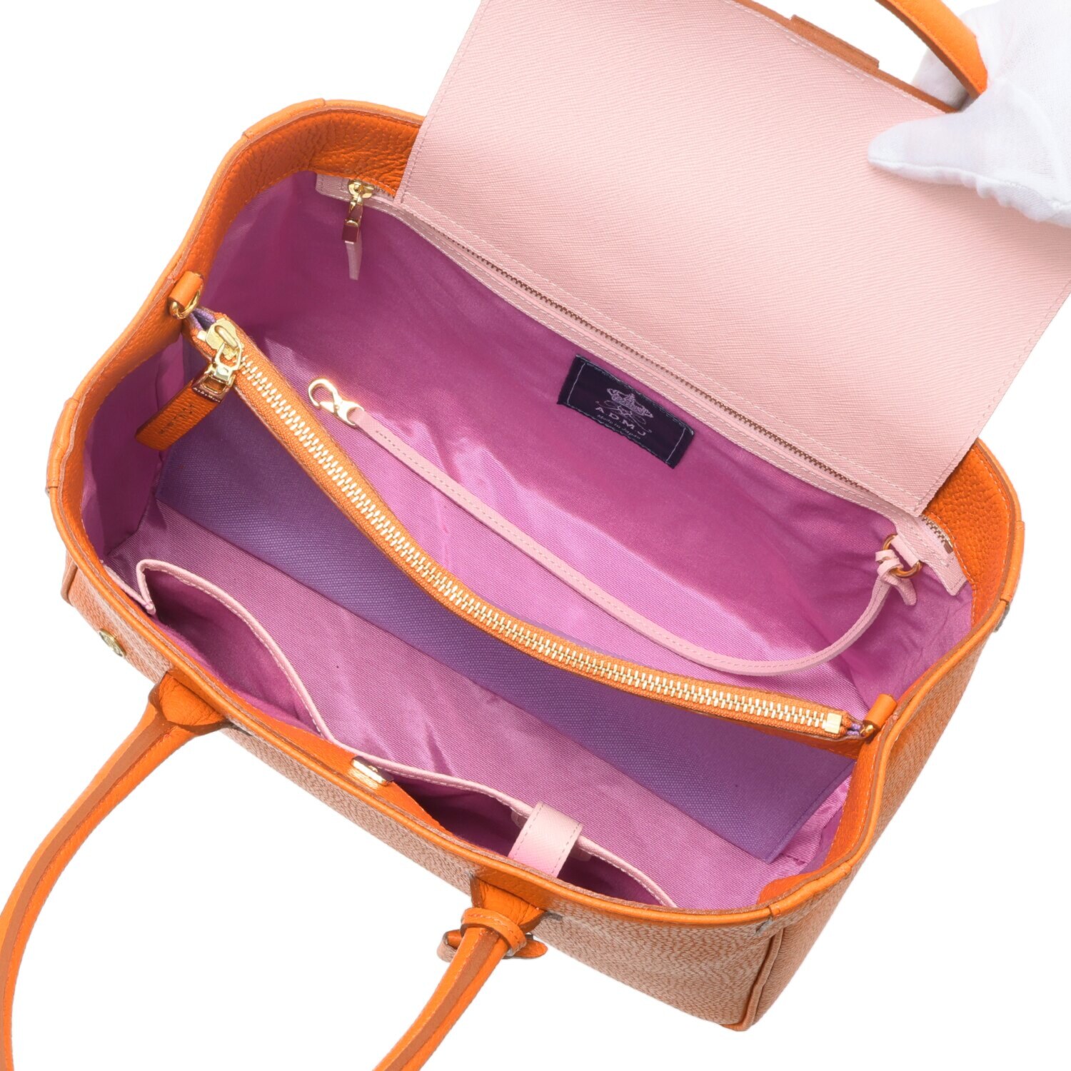 エーディーエムジェイ 牛革シュリンク型押し ＴＨＥ　ＡＤＭＪ 定番トートバッグ Ｄカンプラス