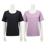 ブリーズテックス 防風　透湿 裏起毛 ラウンドネック 半袖プルオーバー ２枚セット