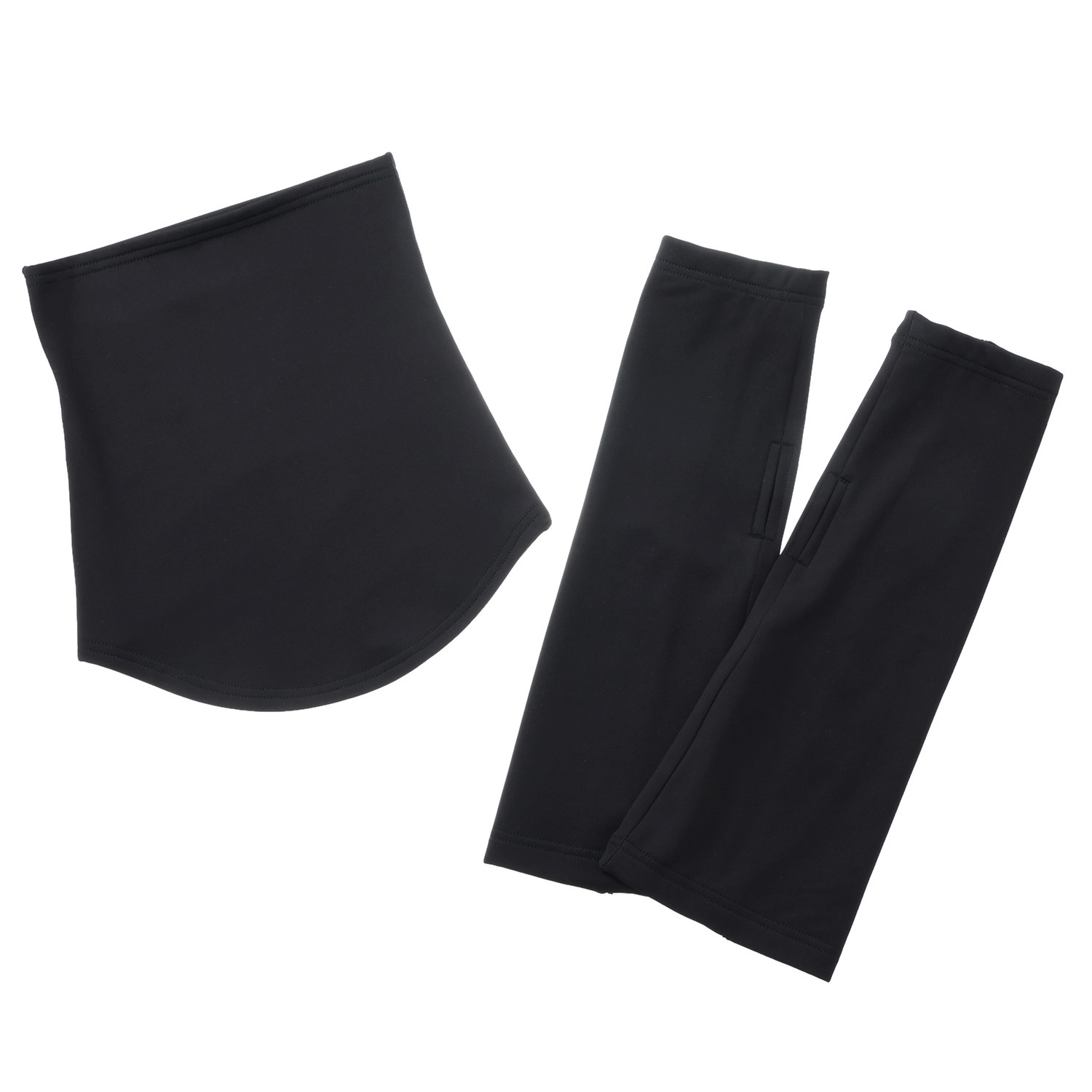 ブリーズテックス 防風　透湿 裏起毛 ネックウォーマー＆ アームカバー