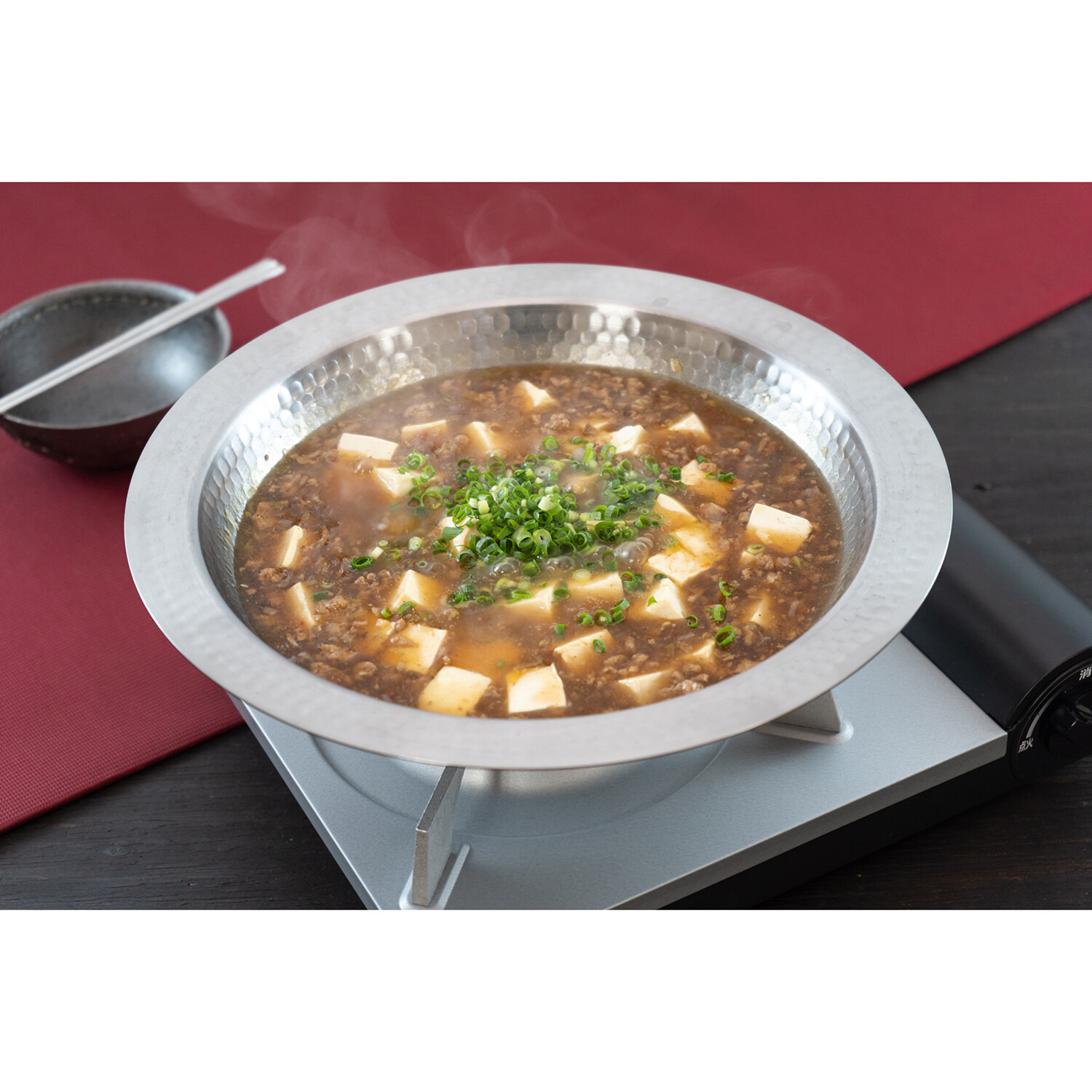 彩食庵 ＩＨ対応ガラス蓋付 よせしゃぶ鍋 ２６ｃｍ