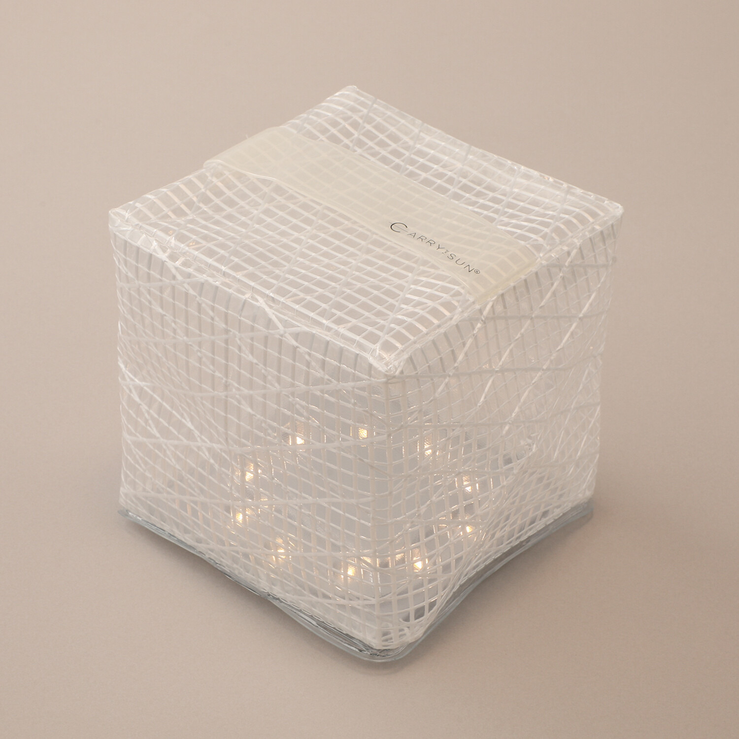 軽くて折りたためる！ ソーラー充電式ライト キャリー・ザ・サン ウォームライト オーロラポーチ付