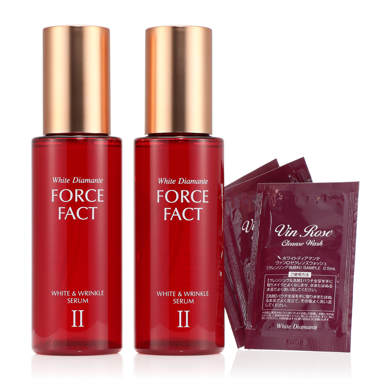 ホワイトディアマンテ 薬用ホワイト＆ リンクルセラムＩＩ “フォースファクト 　セラムＩＩ” ２本スペシャルセット