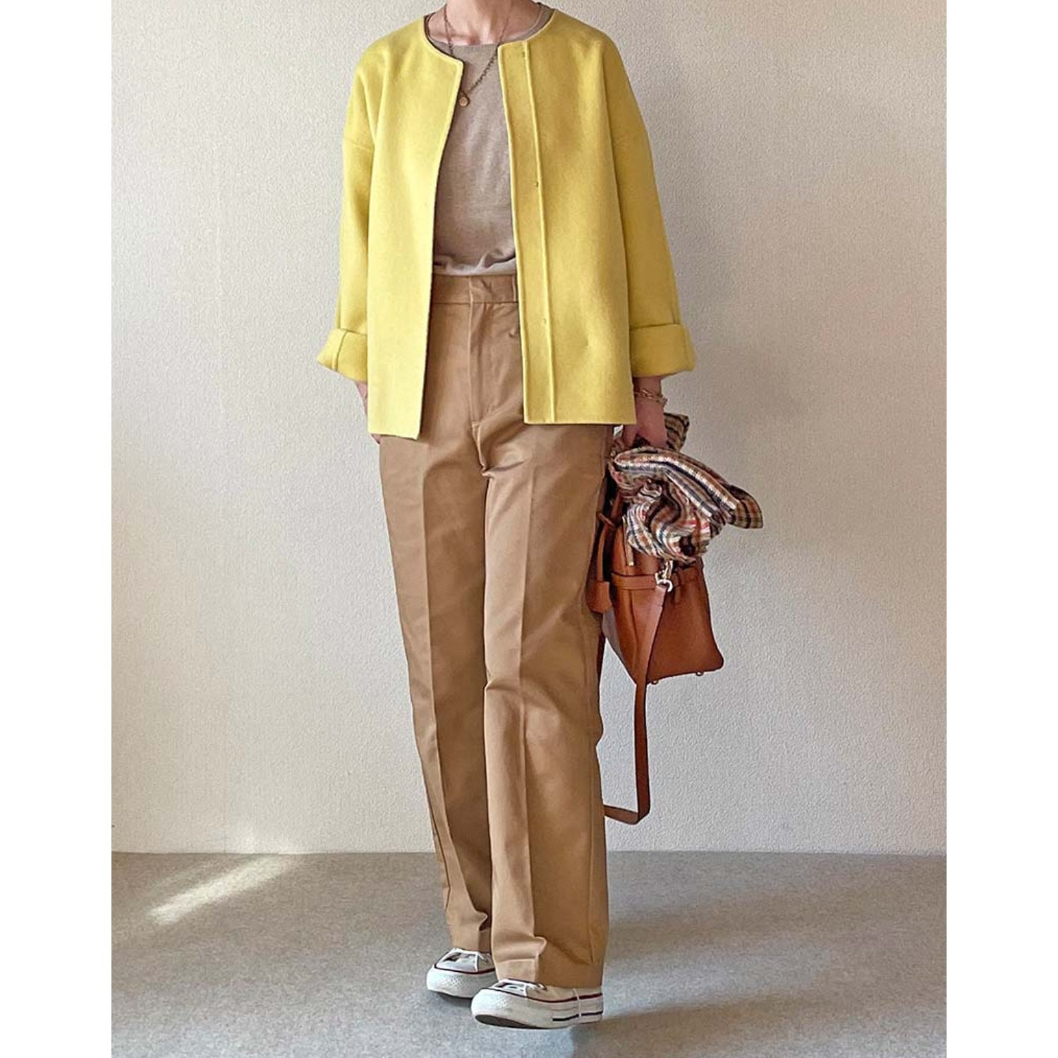 元町ゼラール カシミヤ混 ダブルフェイス ショートコート