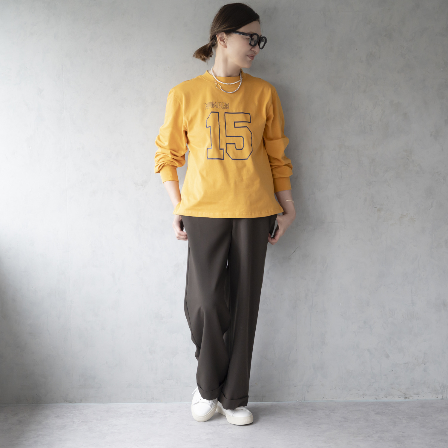 イロプライム 柔らかな素材を使用した カレッジＴシャツ