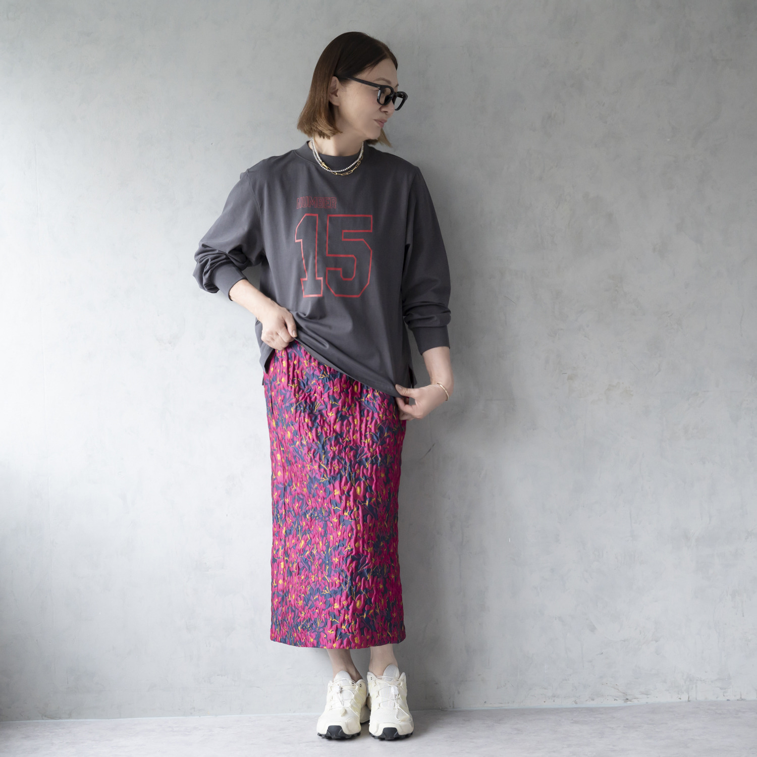 イロプライム 柔らかな素材を使用した カレッジＴシャツ