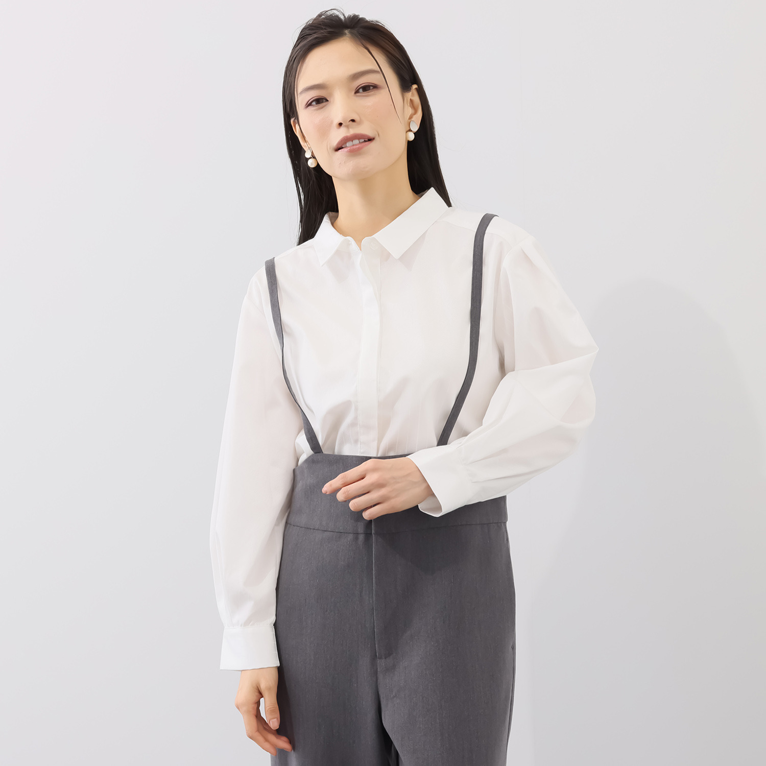 イロプライム ストライプ ２ウェイシャツ