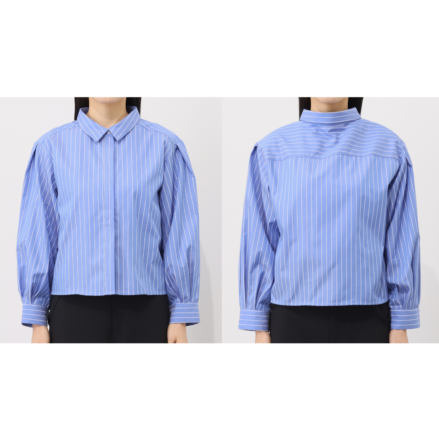 イロプライム ストライプ ２ウェイシャツ