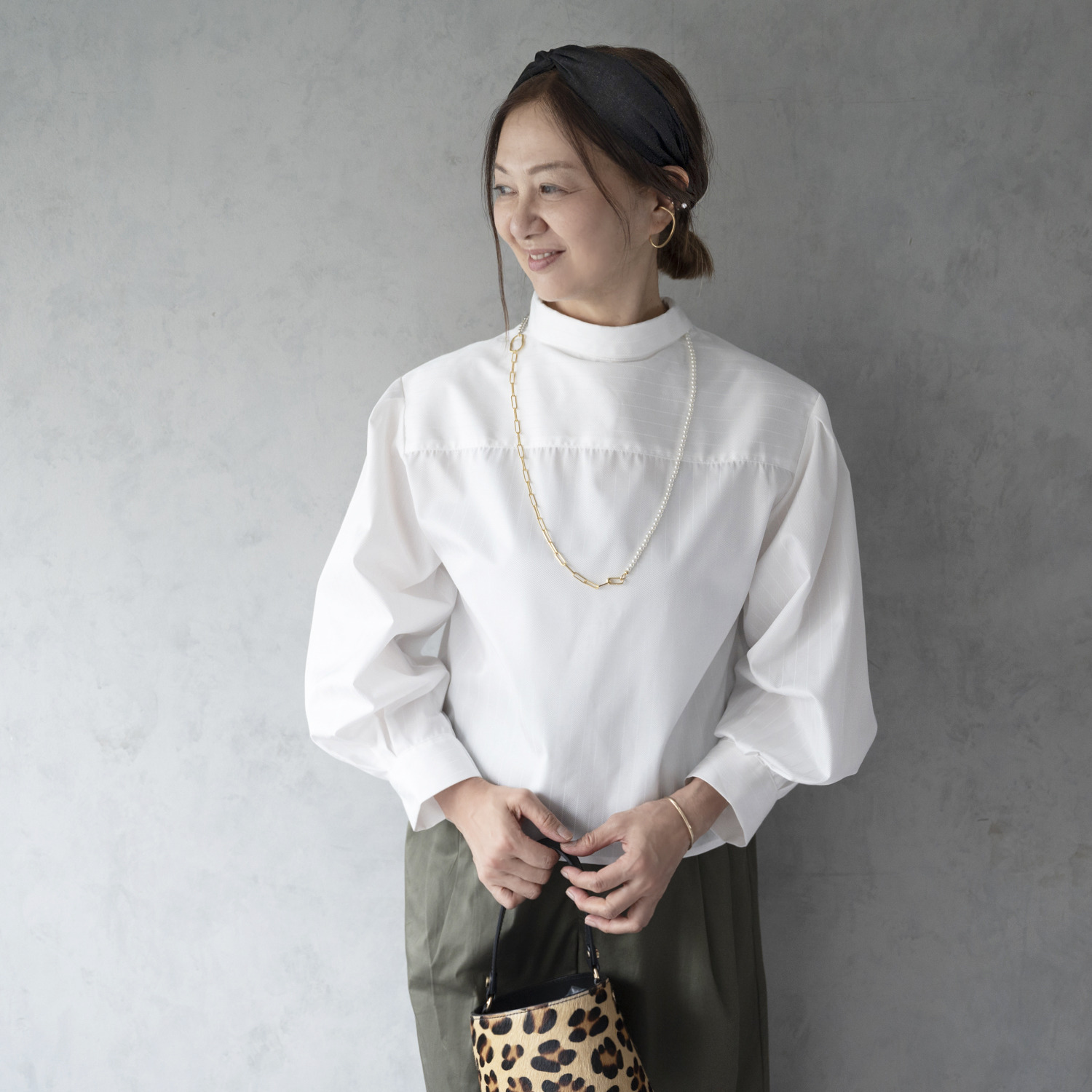 イロプライム ストライプ ２ウェイシャツ