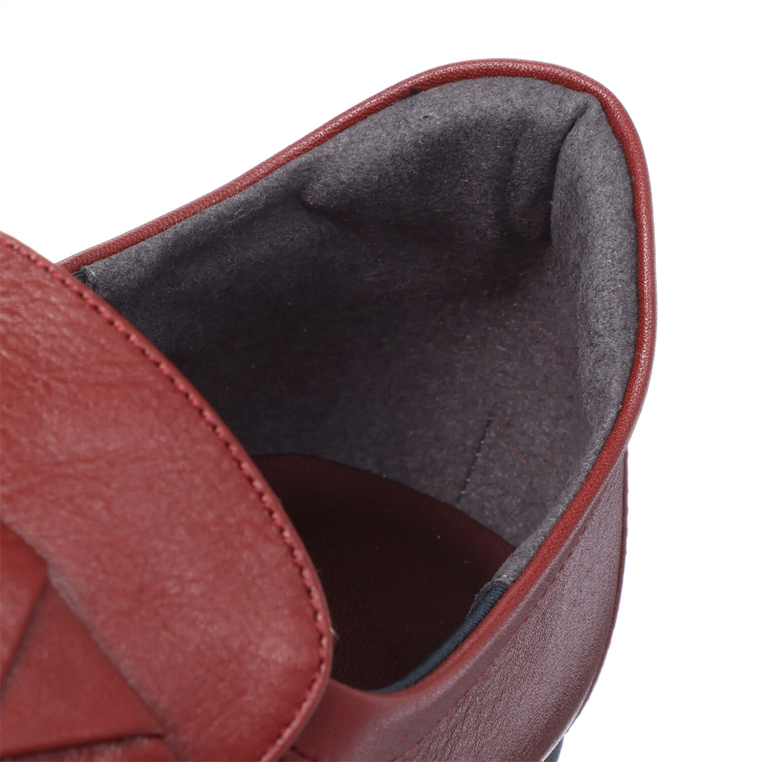 ミスキョウコ 日本製 はっ水ソフト本革 デザインベルト ローファー