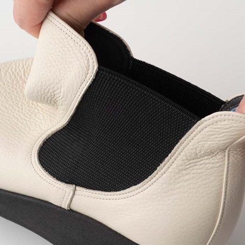 ミスキョウコ 日本製 ソフト牛革 サイドゴアブーツ