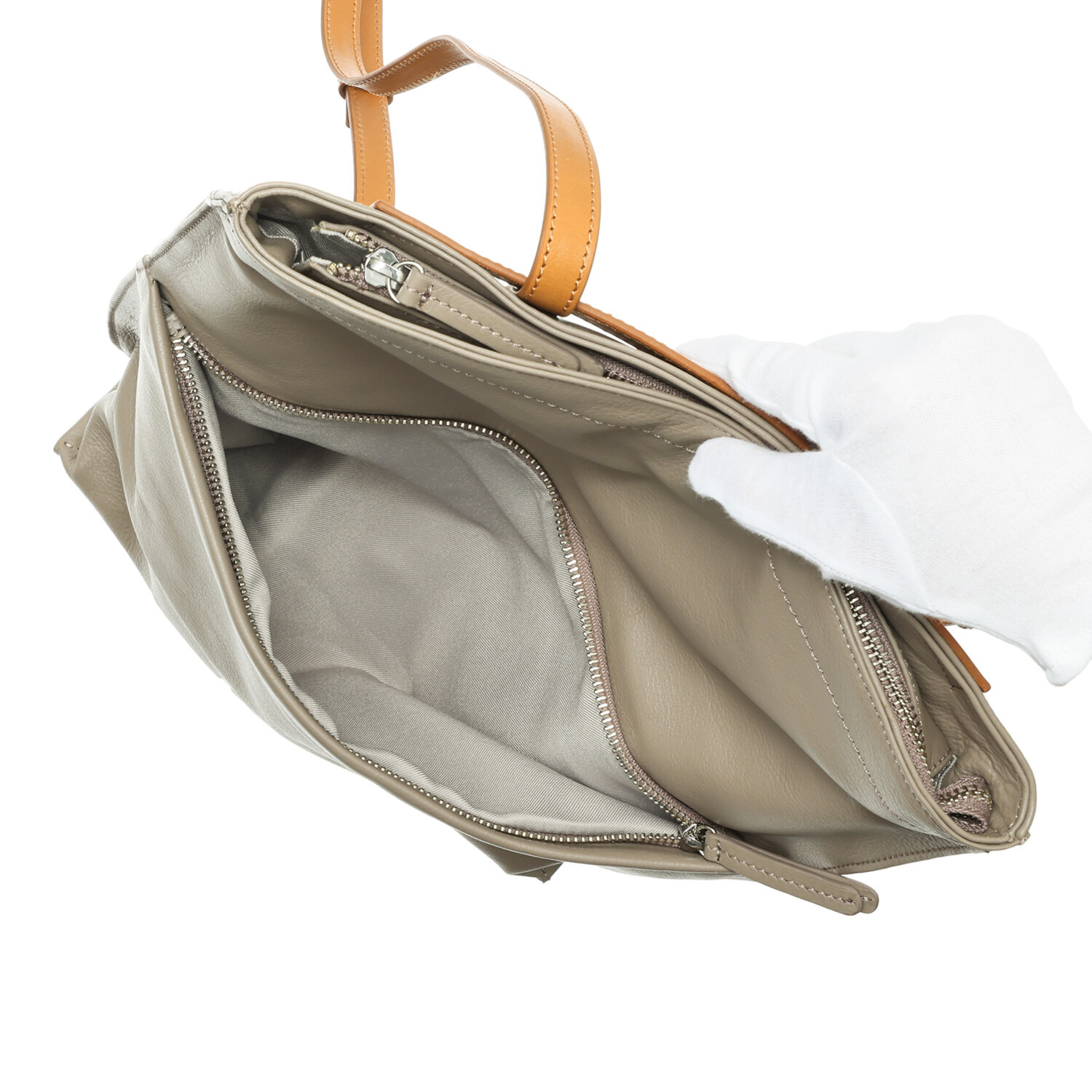 マイレ はっ水 極上カーフレザー リュック