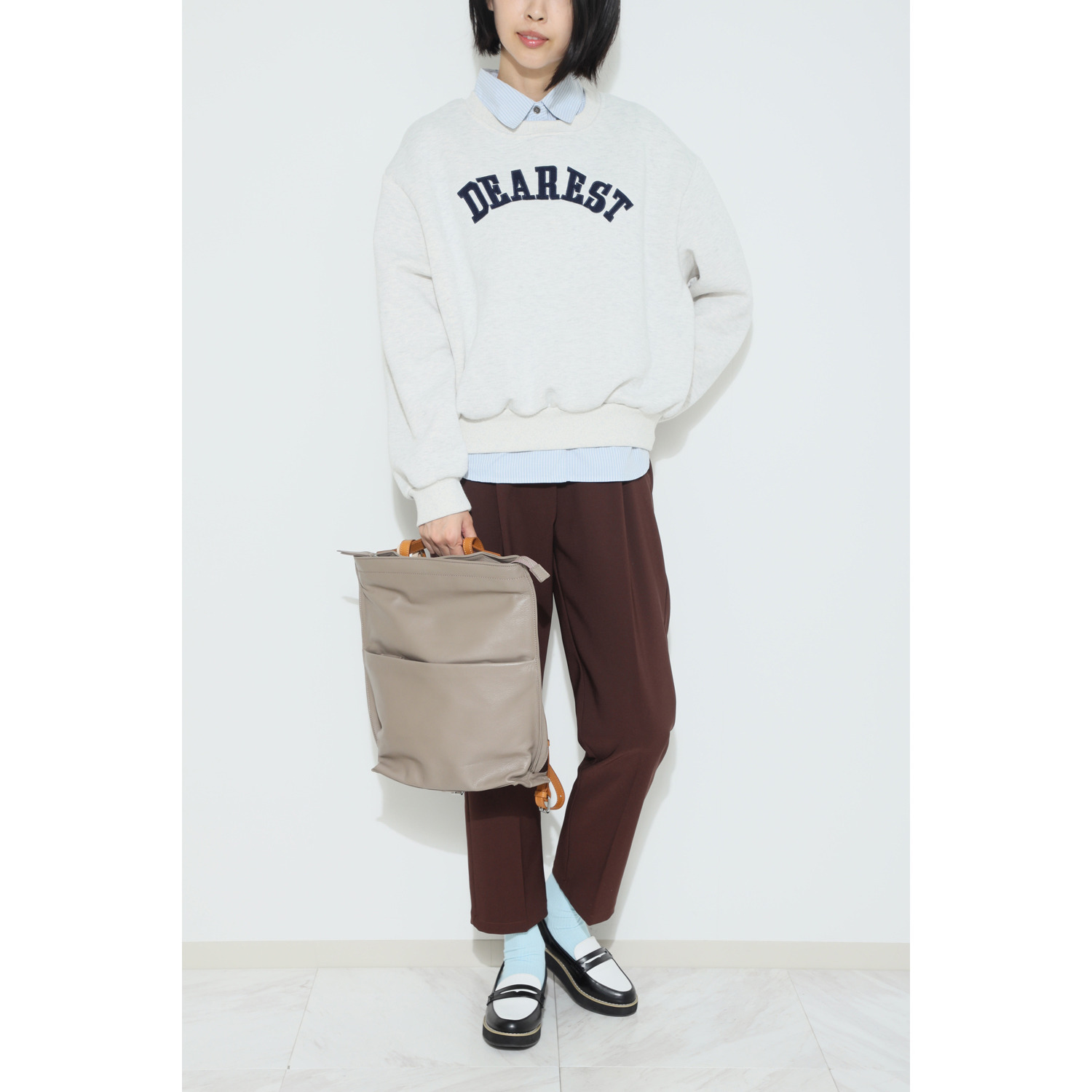 マイレ はっ水 極上カーフレザー リュック