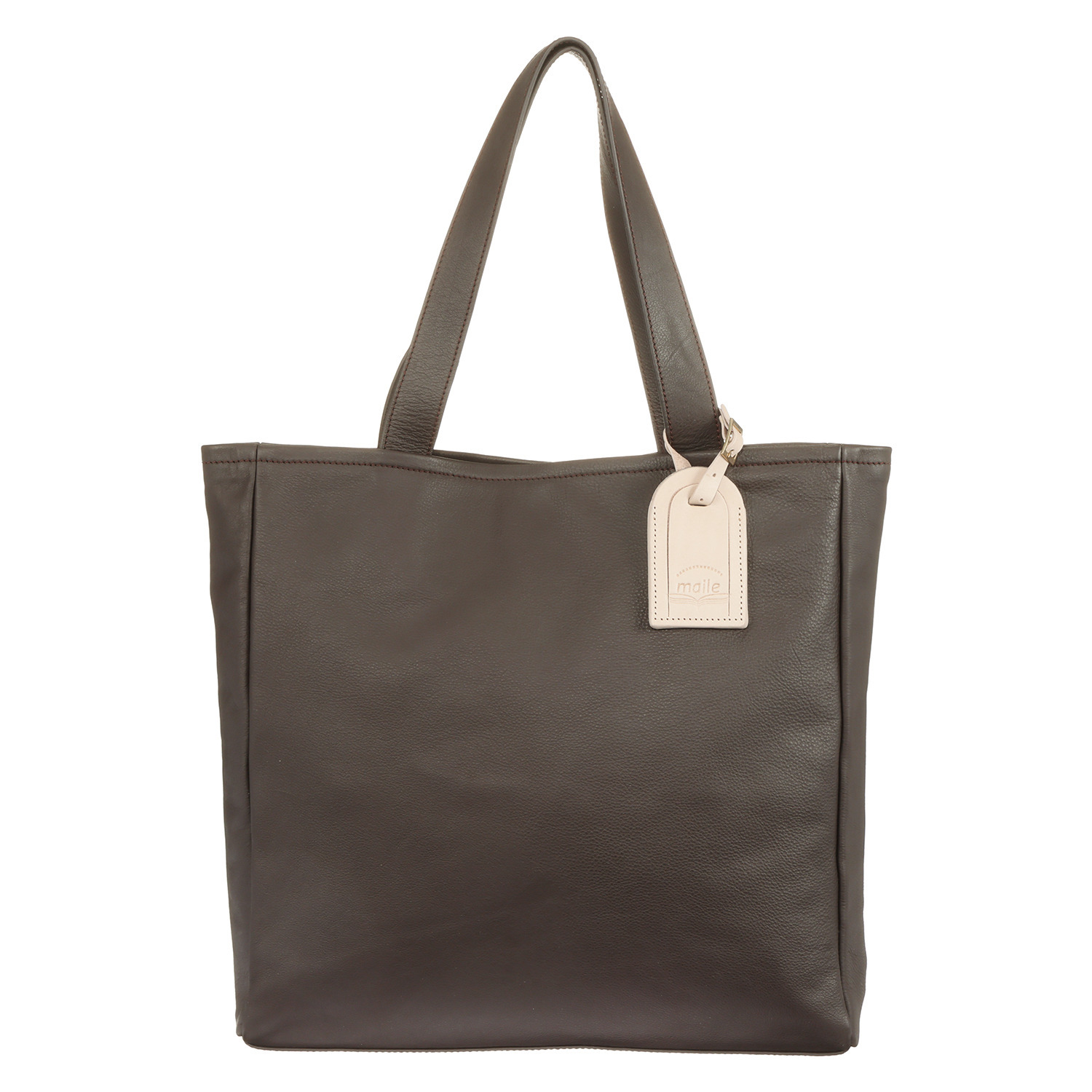 マイレ はっ水 極上カーフレザー トートバッグ