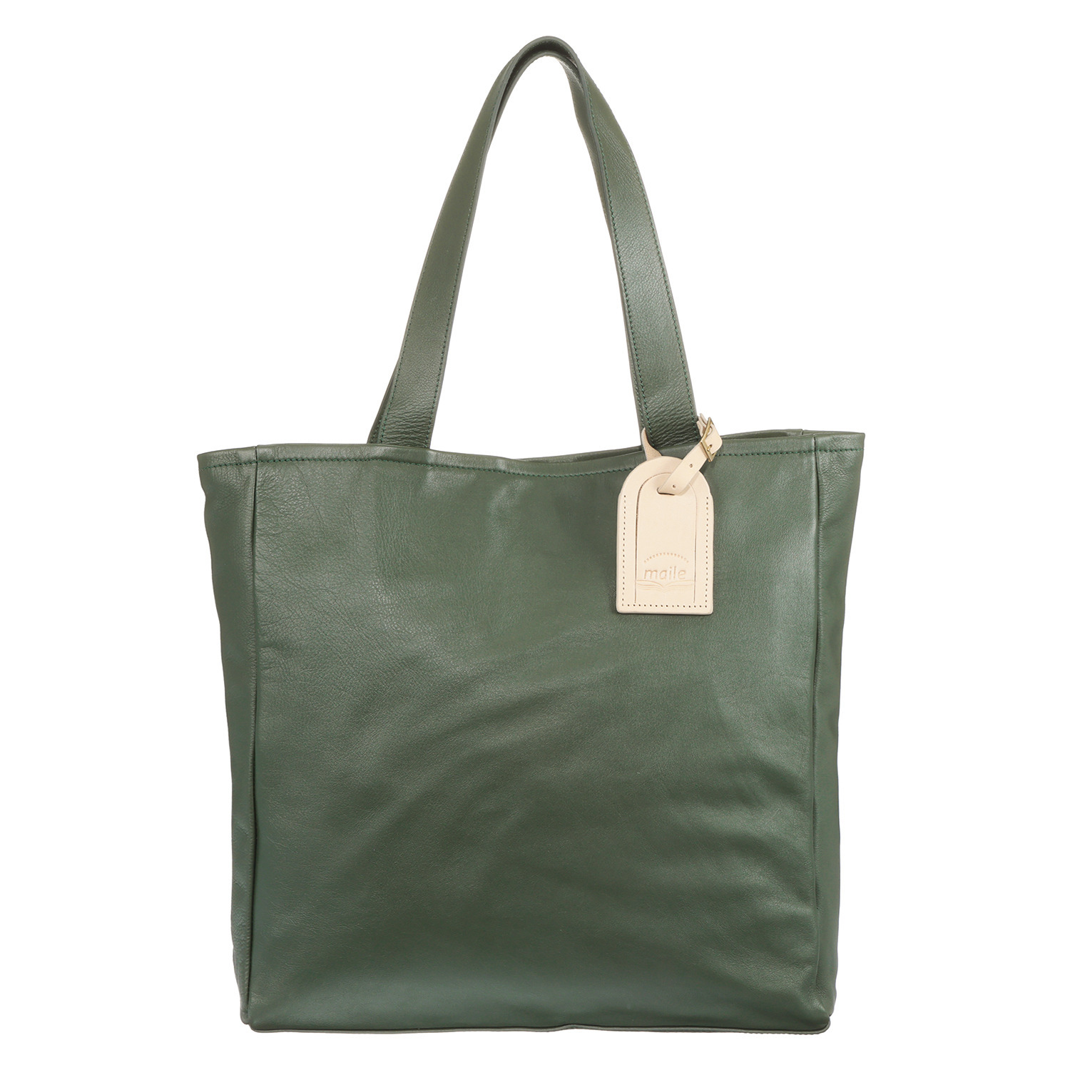 マイレ はっ水 極上カーフレザー トートバッグ