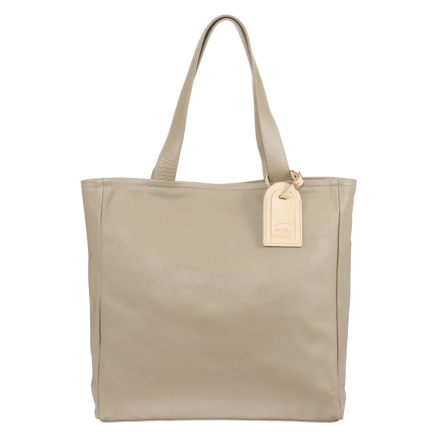 マイレ はっ水 極上カーフレザー トートバッグ