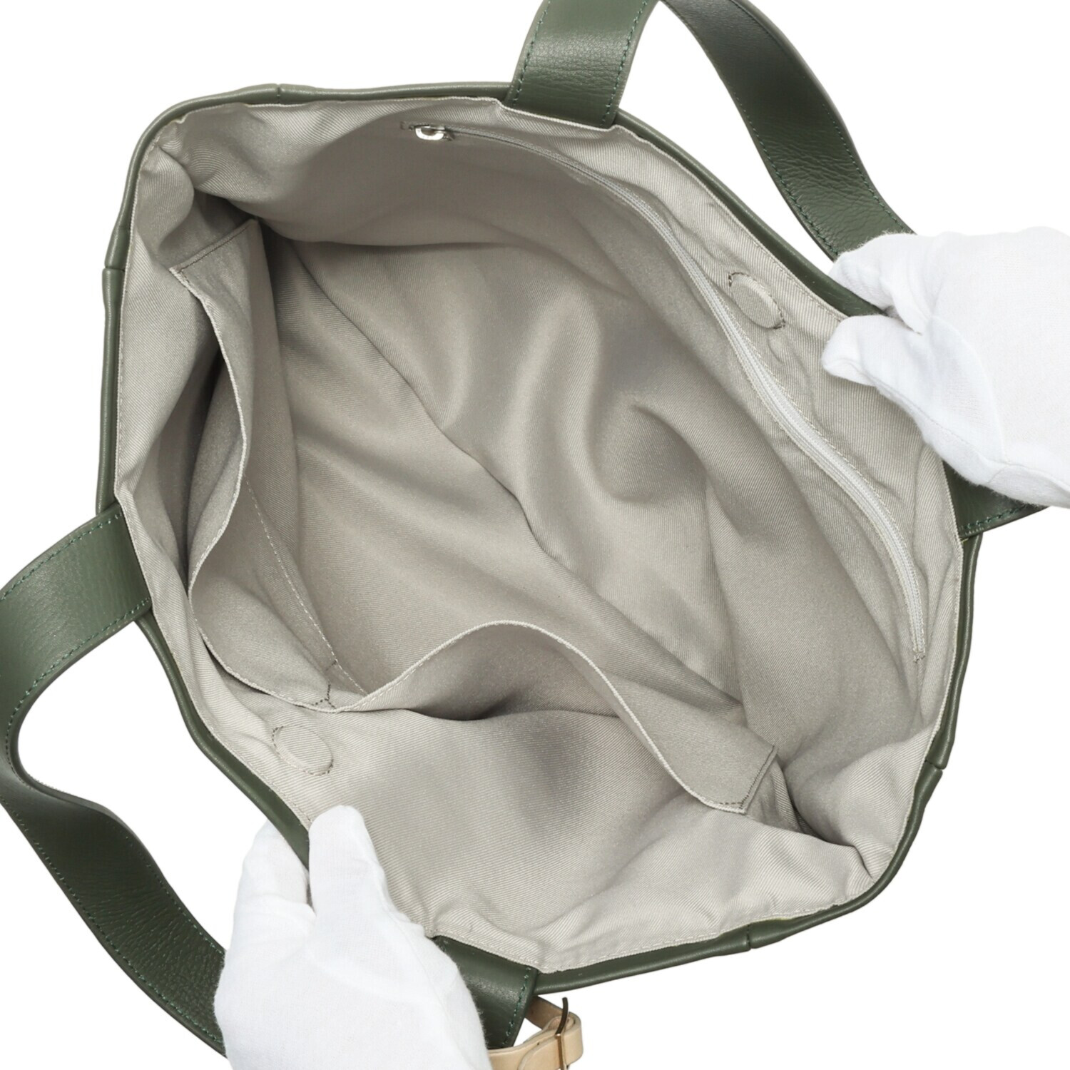 マイレ はっ水 極上カーフレザー トートバッグ