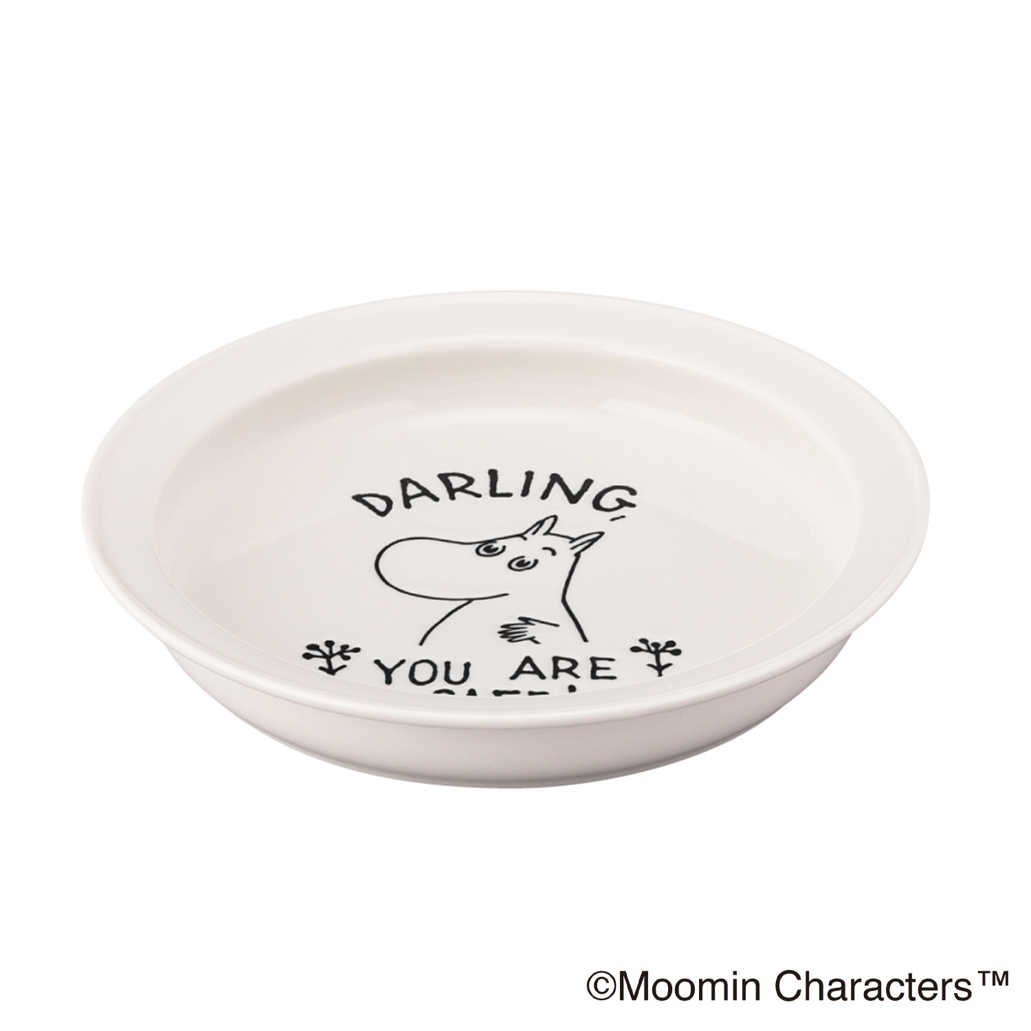 ムーミン 日本製 ｋｉｒｊｅ（キリエ） すくいやすいカレー皿 Ｌサイズ（２１．５ｃｍ）