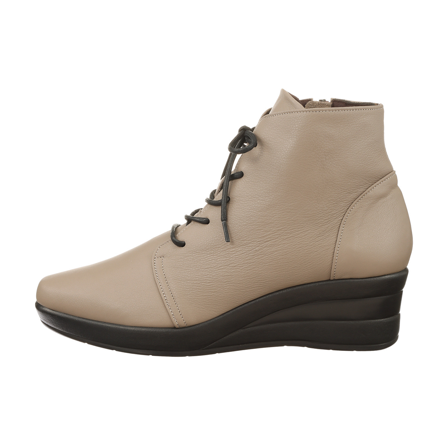 マイレ 日本製 はっ水極上カーフレザー 軽量レースアップブーツ