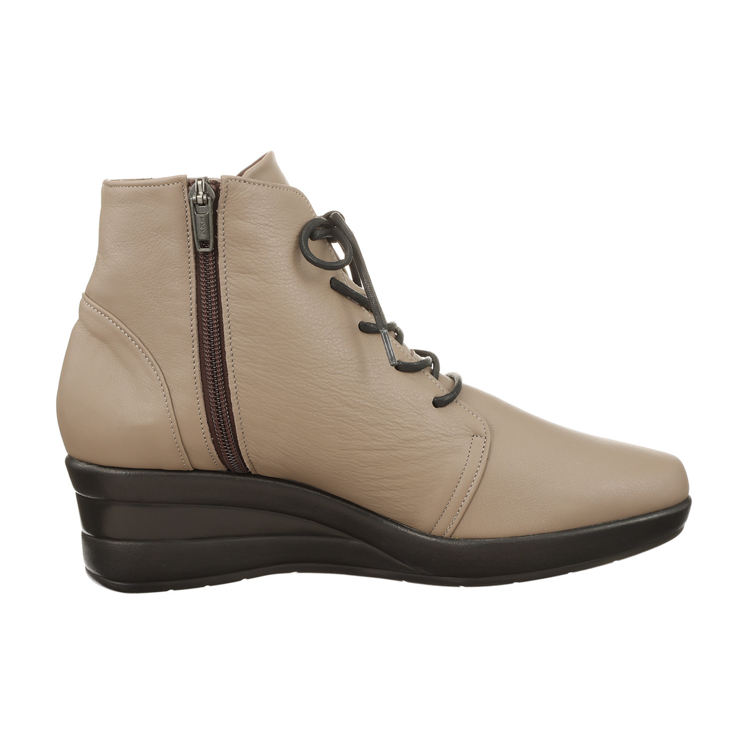 マイレ 日本製 はっ水極上カーフレザー 軽量レースアップブーツ