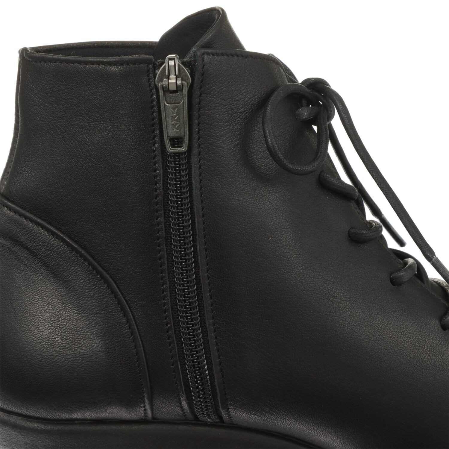 マイレ 日本製 はっ水極上カーフレザー 軽量レースアップブーツ