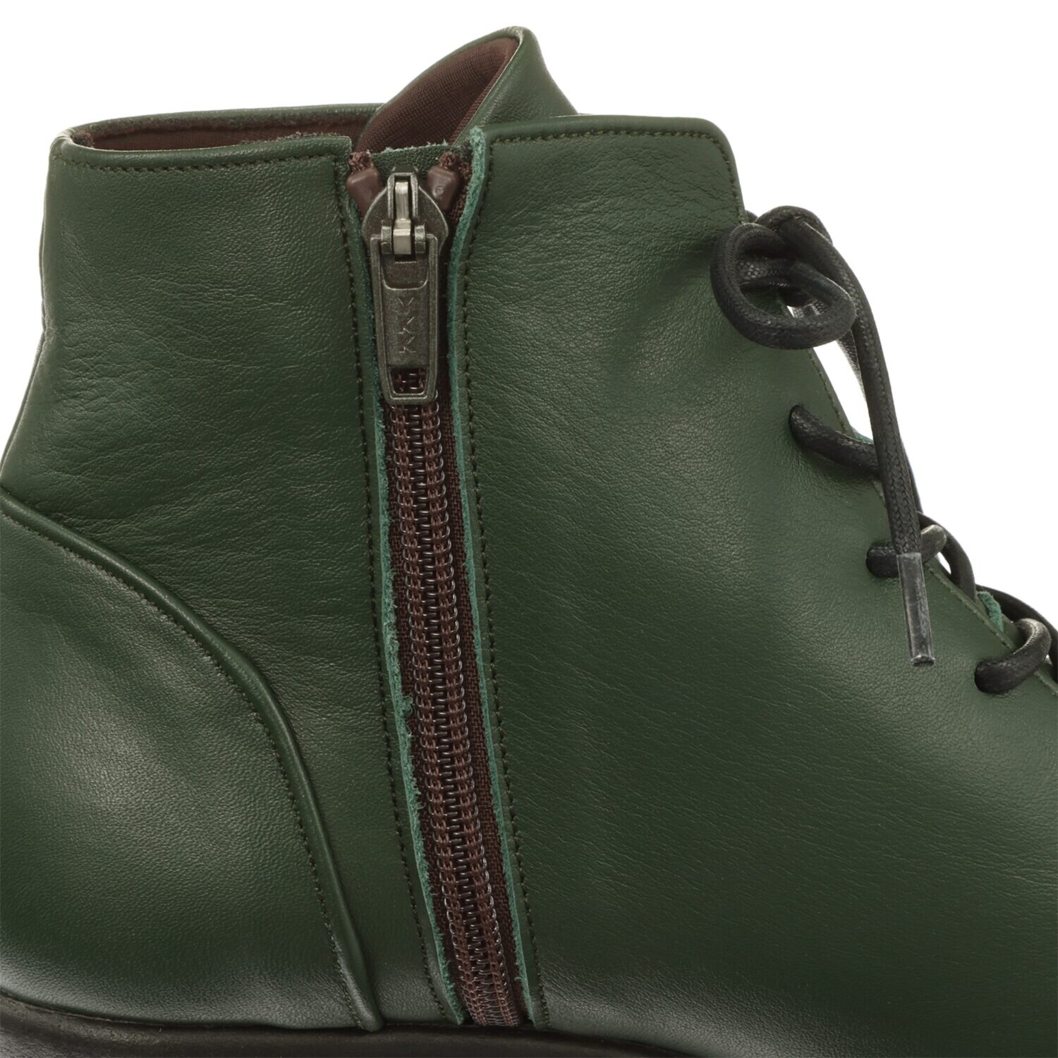 マイレ 日本製 はっ水極上カーフレザー 軽量レースアップブーツ