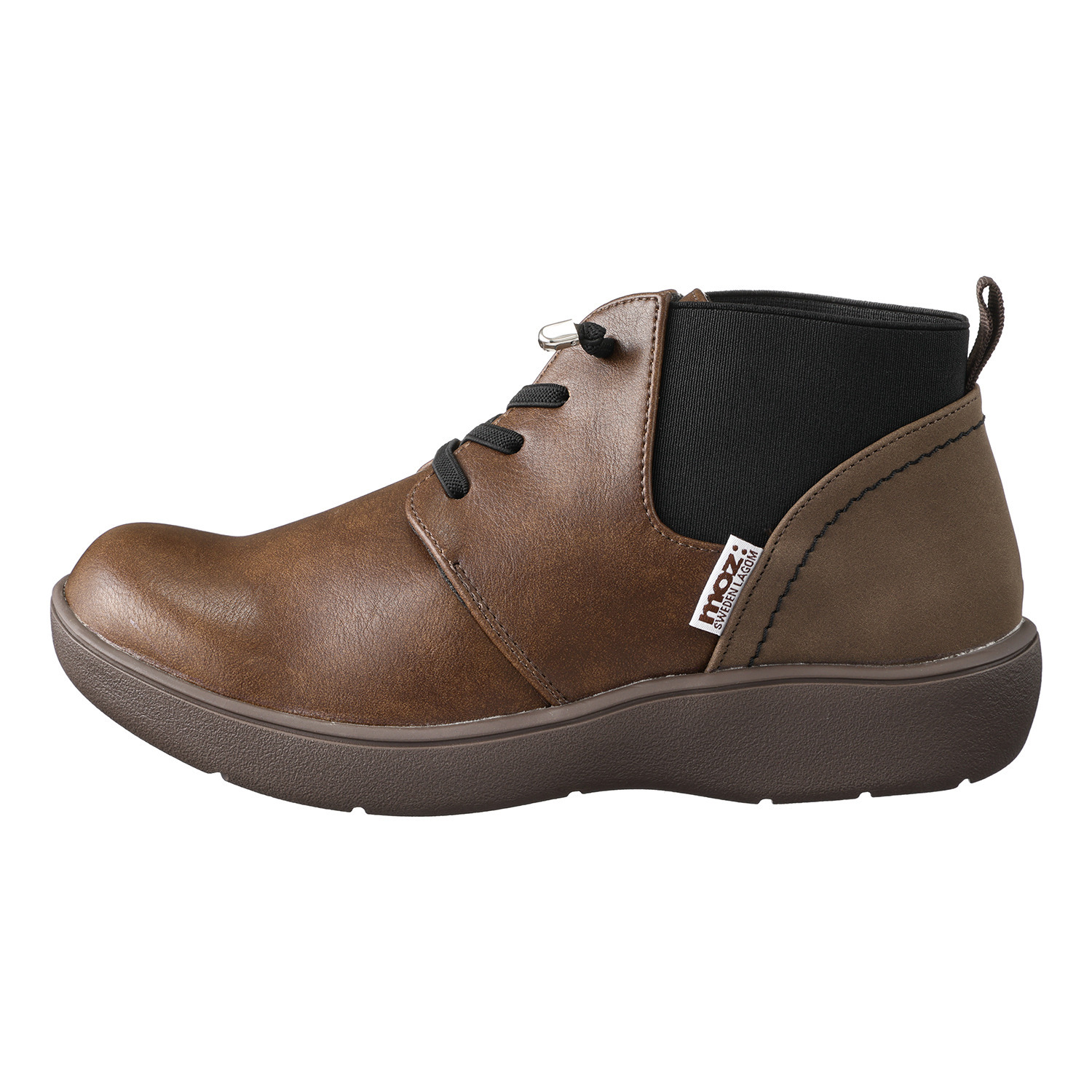 モズ ゴムアクセント 軽量ショートブーツ