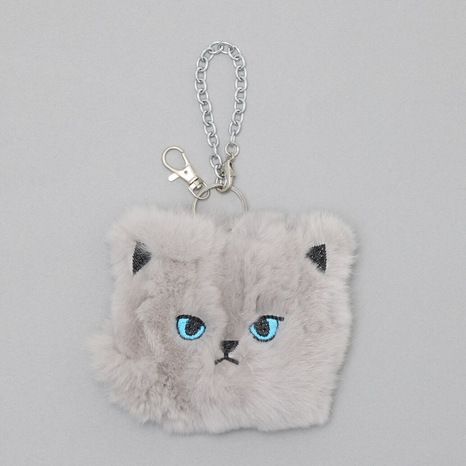 ティエドゥール レッキスラビットで作った 猫ちゃん チャームポーチ