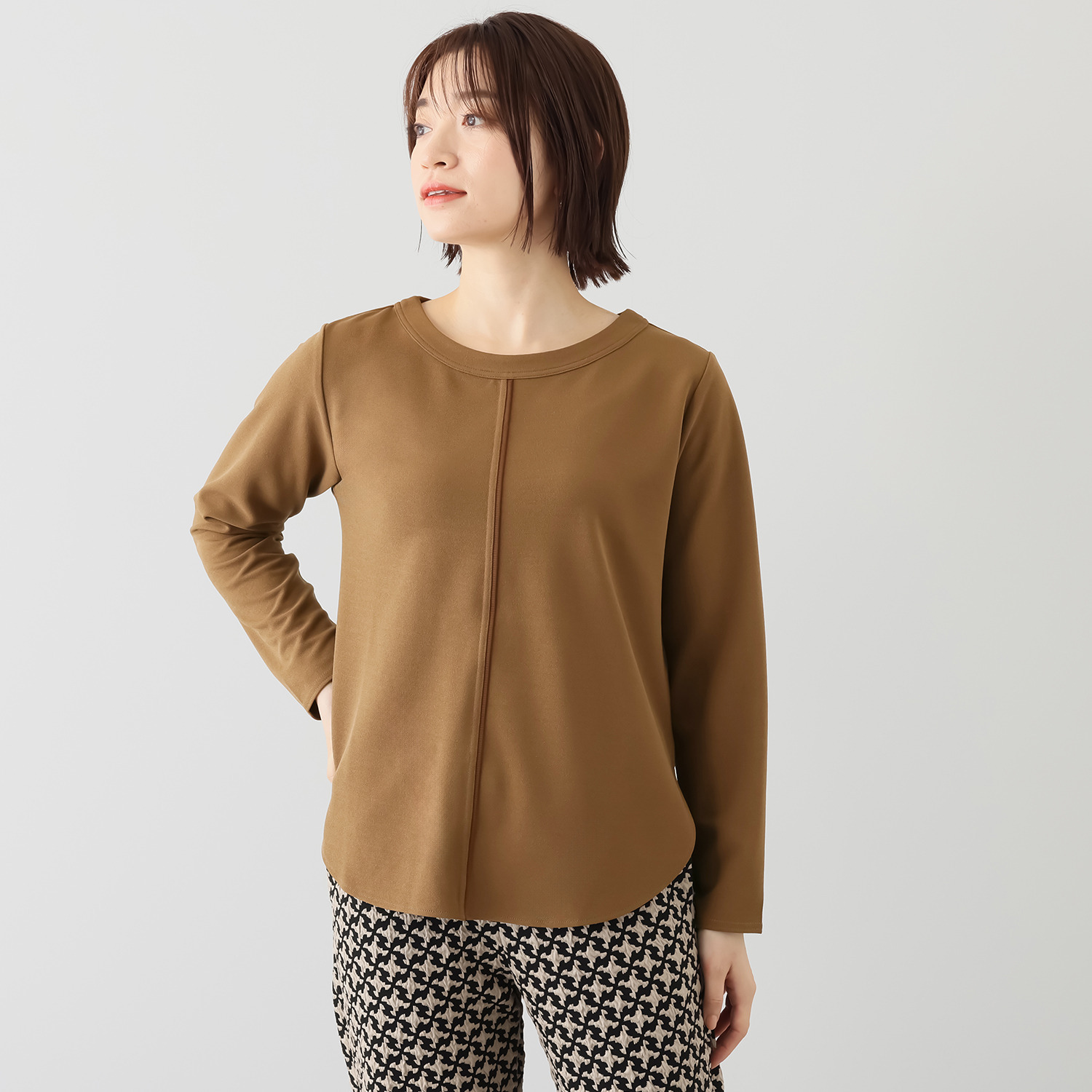 フーア グログランアクセント プルオーバー